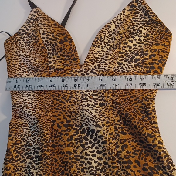 NEW!Cheetah Animal Print Dress 5388 - Picture 6 of 6